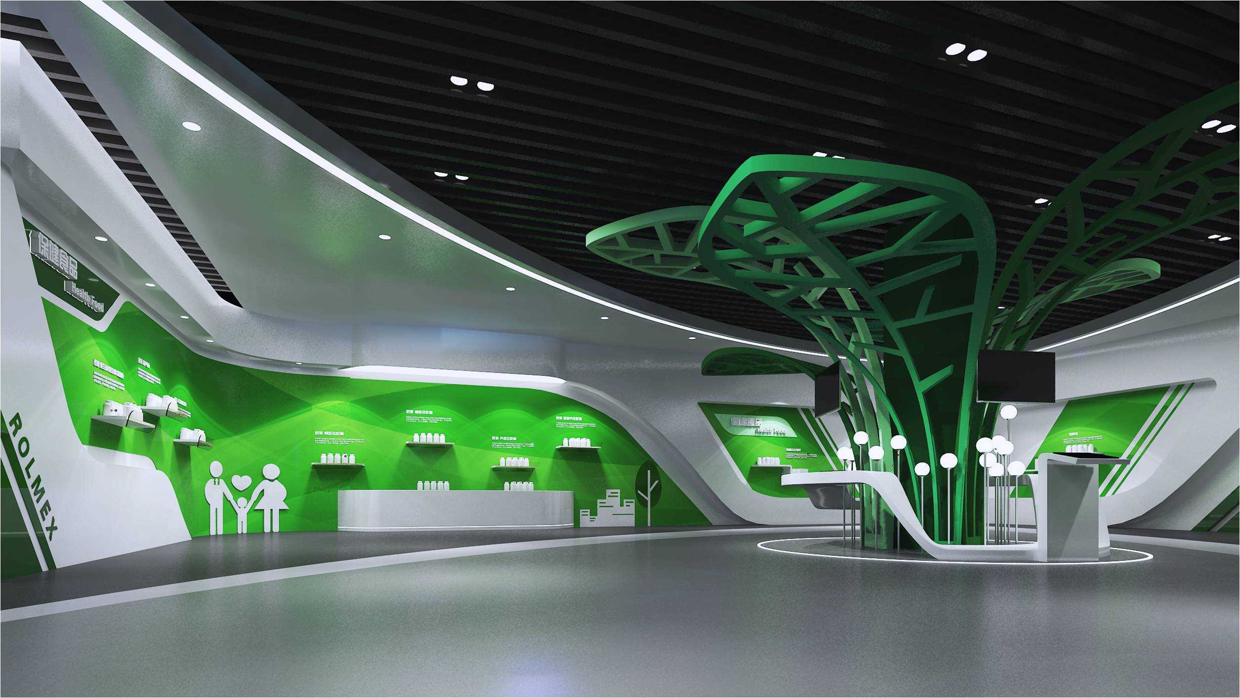 環(huán)保主題展廳的設計理念